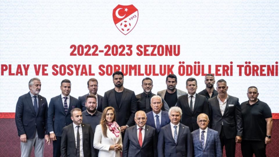 2022-2023 sezonu Fair Play ve Sosyal Sorumluluk Ödülleri Töreni düzenlendi